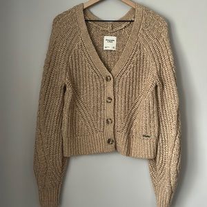 Abercrombie & Fitch Dad Button Cardigan